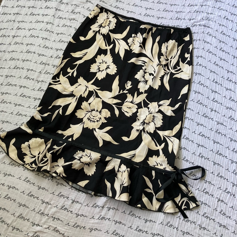 100% silk y2k skirt